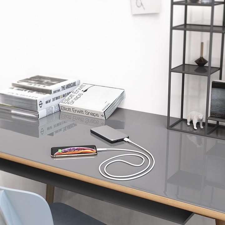 Immagine prodotto Borofone Silicone - cavo USB e Lightning 1m (biały) (1 m, USB 3.0)