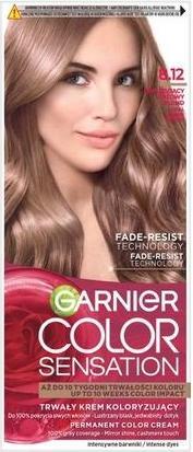 Image du produit Garnier Color Sensation Creme farba do włosów 8.12 Opalizujący Różowy Blond (8.12 Blond rose opalescent)