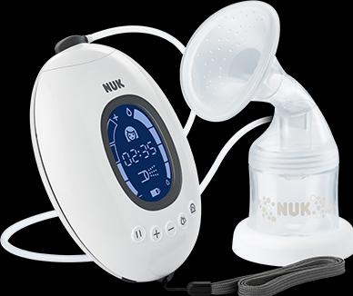 Produktbild NUK Nature Sense elektrische Milchpumpe mit Akku und LCD-Display