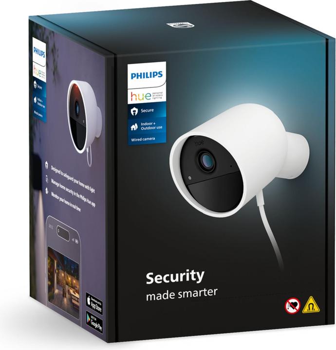 Actual product image Philips Hue Secure Wired Camera (1920 x 1080 Pixels)
