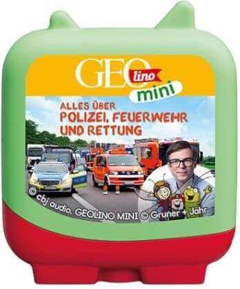 Tonies Audiosystem Hörfigur Clever Tonie GEOLINO MINI: Alles über Polizei, Feuerwehr und Rettung (Allemand)