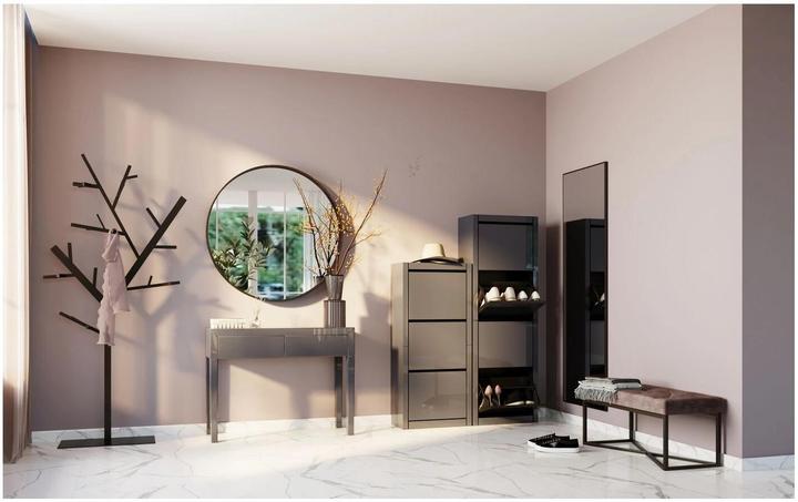 Actual product image Kare Design Bench Crossover Grey Black 90x40cm (90 cm)