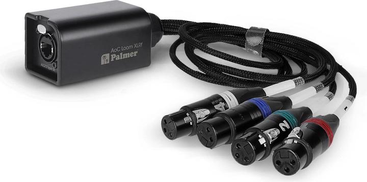 Actual product image Palmer Audio AoC Loom XLR F - Audio over Cat multicore adapter cable from Ethercon to 4 x XLR female