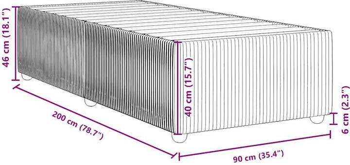 Image du produit VidaXL Lanita (90 x 200 cm)