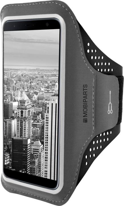 Produktbild Mobiparts Comfort Fit Sport Armband Samsung Galaxy J6 Plus (2018) Black