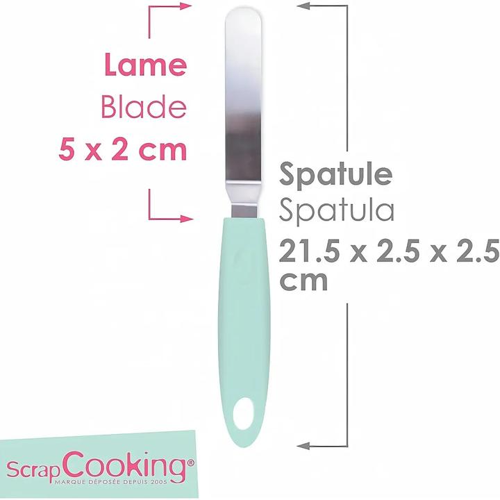 Actual product image ScrapCooking Mini-Spatel aus Edelstahl -21cm