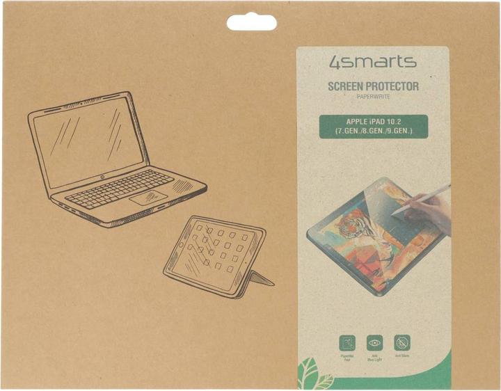 Produktbild 4smarts Paperwrite für Apple iPad 10.2 7.Gen./8.Gen./9.Gen. (1 Stück, A2200, A2198, A2199)