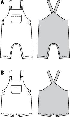 Actual product image Pattern Dungarees