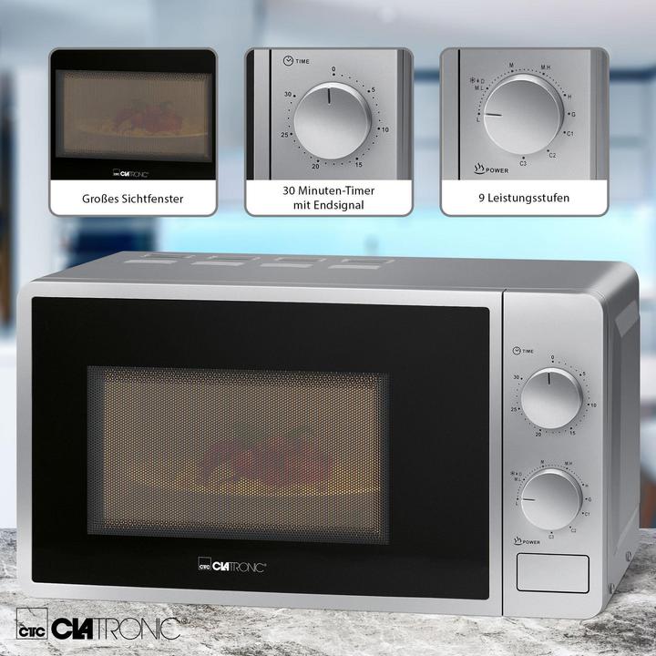 Immagine prodotto Clatronic Microonde MWG 792 argento (20 l)