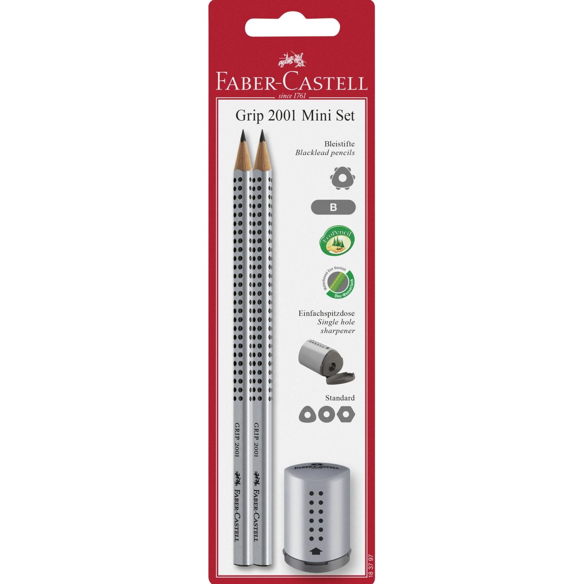 Faber-Castell, Bleistift, Grip 2001 (B, 2 x)