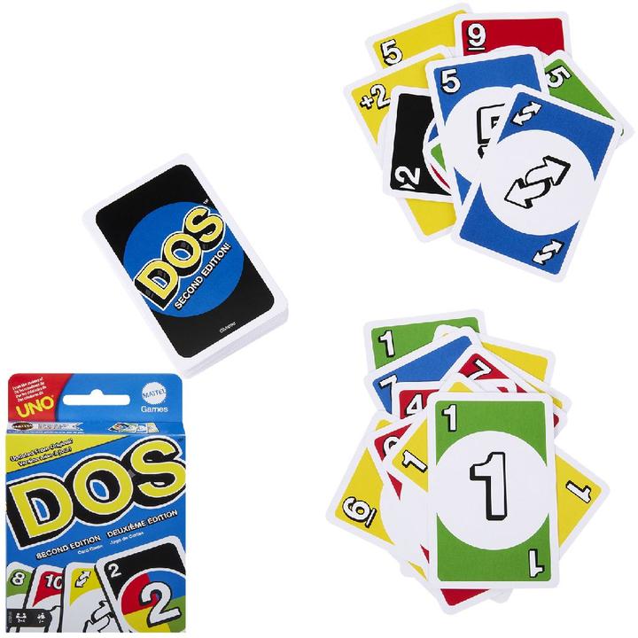 Immagine prodotto Mattel DOS™ Second Edition (Francese, Inglese, Italiano, Olandese, Tedesco, 2 - 4 Giocatori)