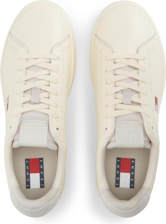 Actual product image Tommy Hilfiger White Polyurethane Men's Sneaker (46)