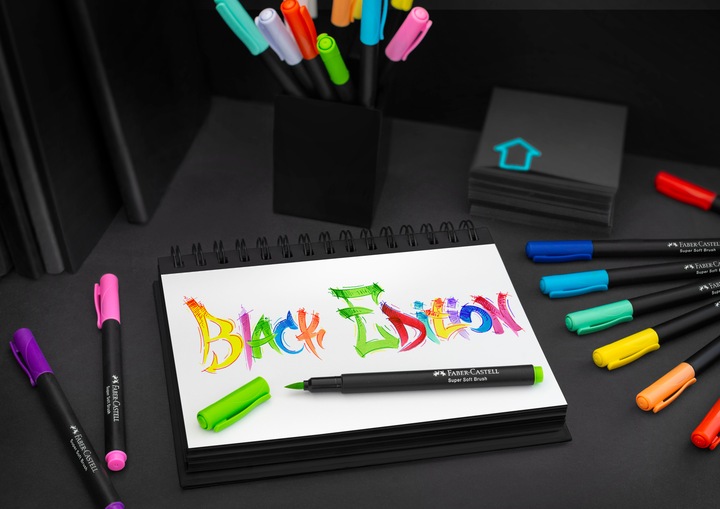 Produktbild Faber-Castell Brush Pen édition noire (Mehrfarbig, 20 x)