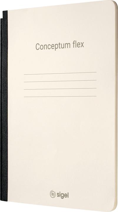 Actual product image Sigel Notebook Conceptum flex A5, lined, light brown (A5, Lined, Soft cover)