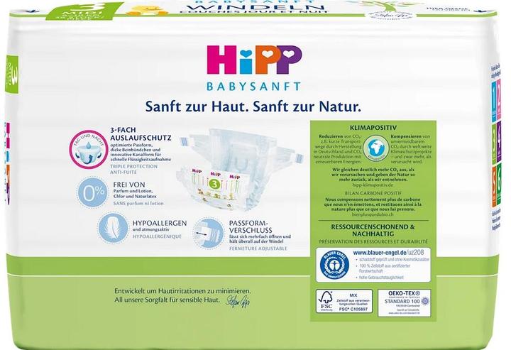 Actual product image Hipp Baby Soft (Size 3, Pack, 36 pcs.)
