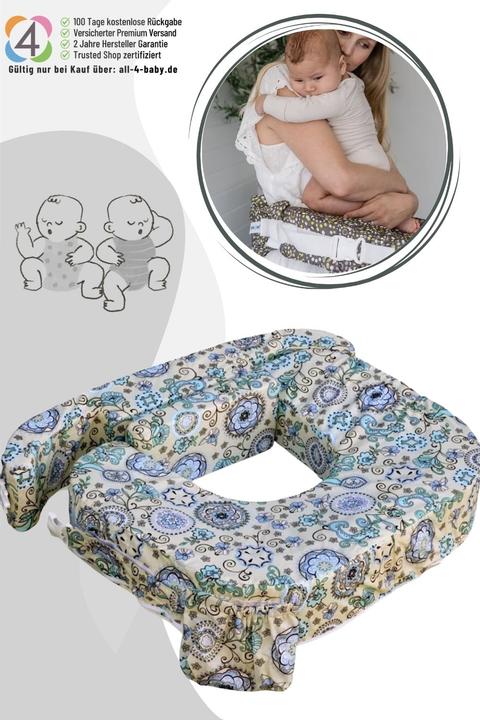 Actual product image My Brest Friend & baby wild Amerikanische Stillkissen für Zwillinge