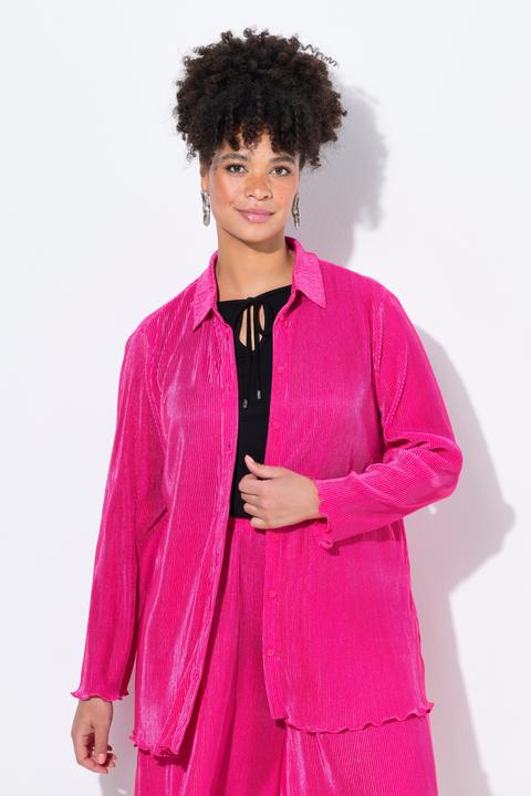 Produktbild Miamoda Plissee-Bluse, A-Linie, weiter Langarm (42)