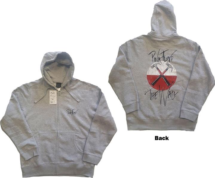 Produktbild Pink Floyd The Wall Faded Hammers Logo (Zipper-Hoodie) (M)