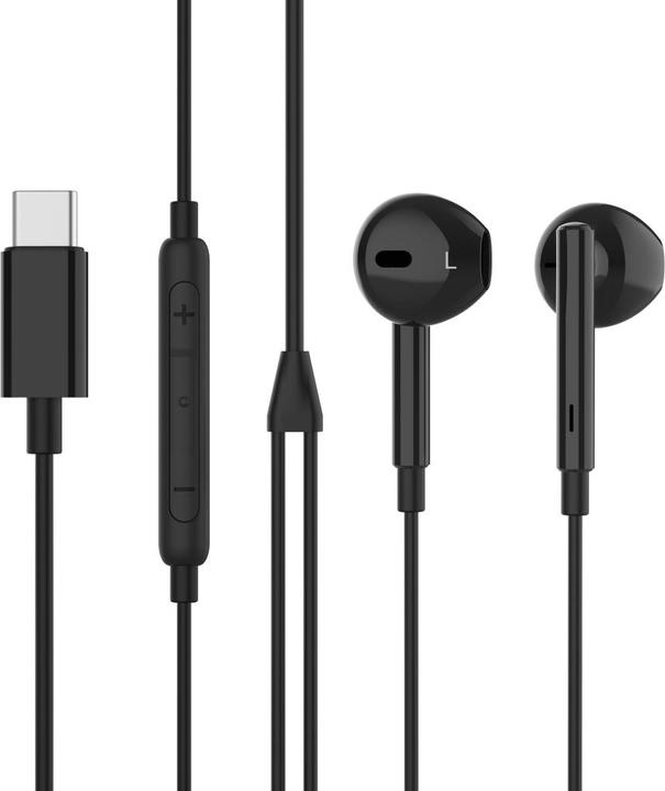 Produktbild Unisynk 10396 headphones/headset Wired In-ear Calls/Music USB Type-C Black (Kabelgebunden)