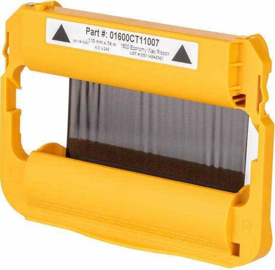 Produktbild Zebra Thermotransfer-Cartridge Wachs/Harz Etikettendrucker Original Schwarz (6Stk.) (11 cm, Schwarz)