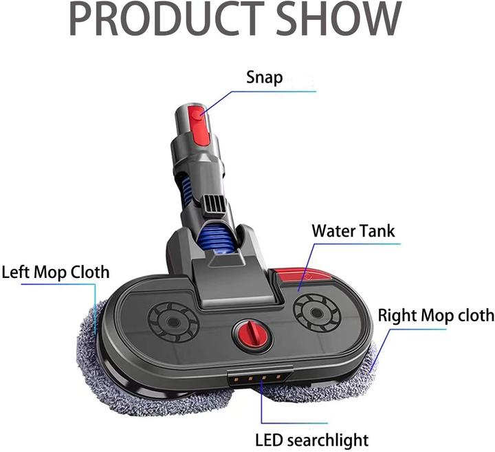 Produktbild GYing Elektrischer Wischkopf mit Zerstäubung