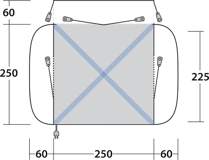 Produktbild Outwell Buszelt Daytona Air (Aufblasbares Zelt, 15 kg, 3 Personen)