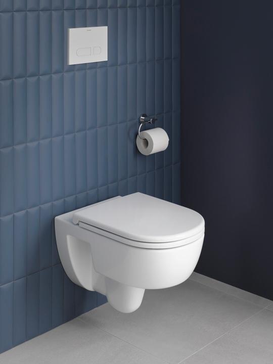 Image du produit Duravit WC suspendu D-Code, chasse d'eau basse, rimless, 370x540x360mm, 4/2 litres, blanc brillant