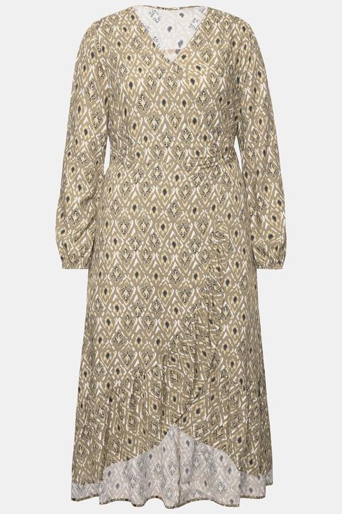 Produktbild Studio Untold Maxikleid, A-Line, Allover-Print, Wrap-Effekt (54)