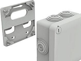 Actual product image Legrand Plexo forgreningsdåse 105x105mm incl. beslag til kabelbakke