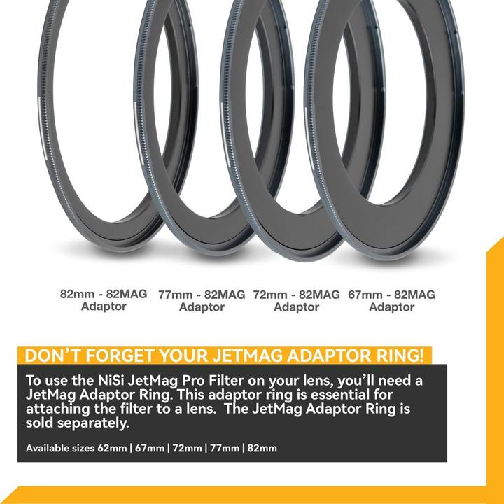 Actual product image Nisi JetMag Pro Black Mist 1/4 (82 mm, Black Mist Filter, Diffusion filter)