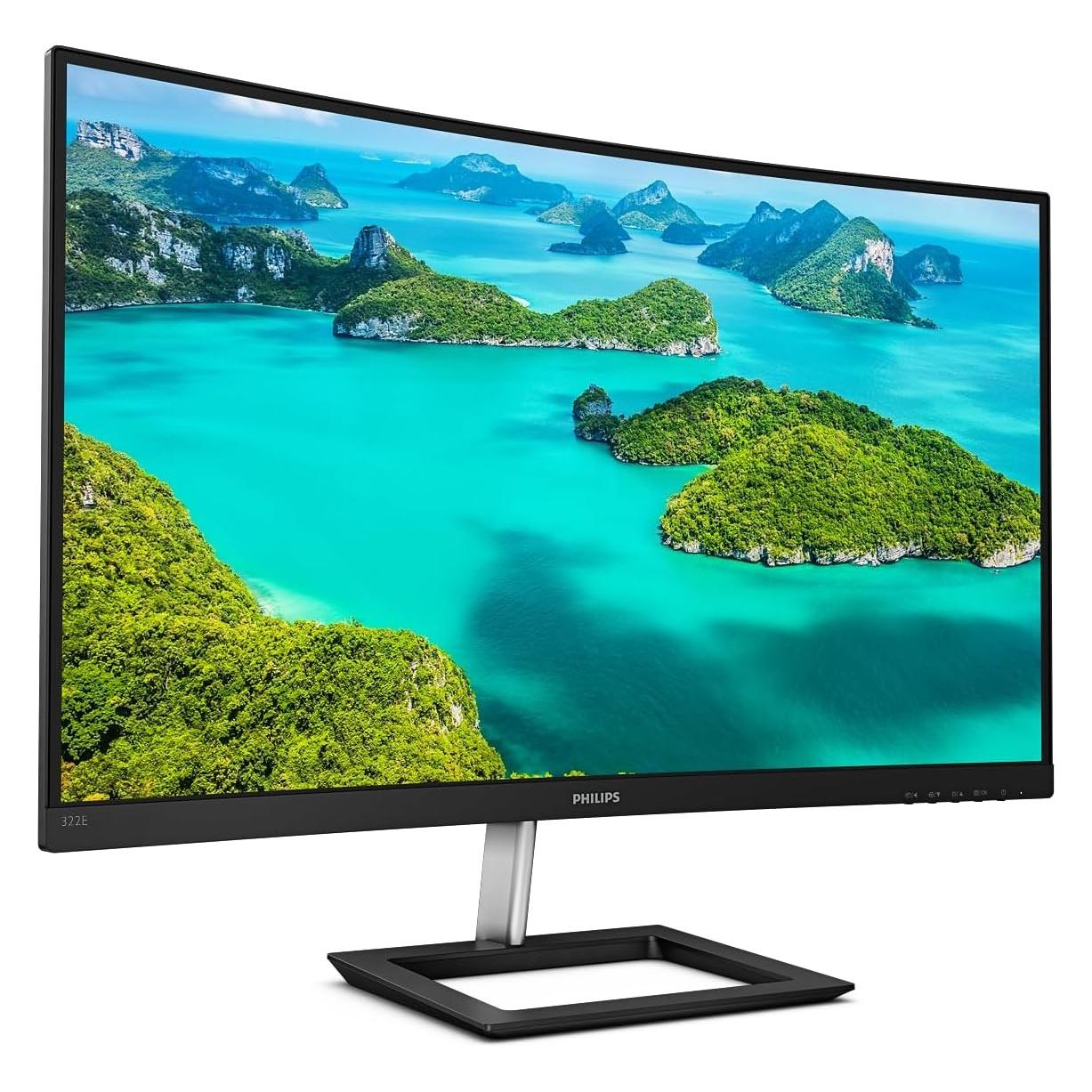 Philips 322E1C/00 (1920 x 1080 Pixel, 32"), Monitor, Schwarz