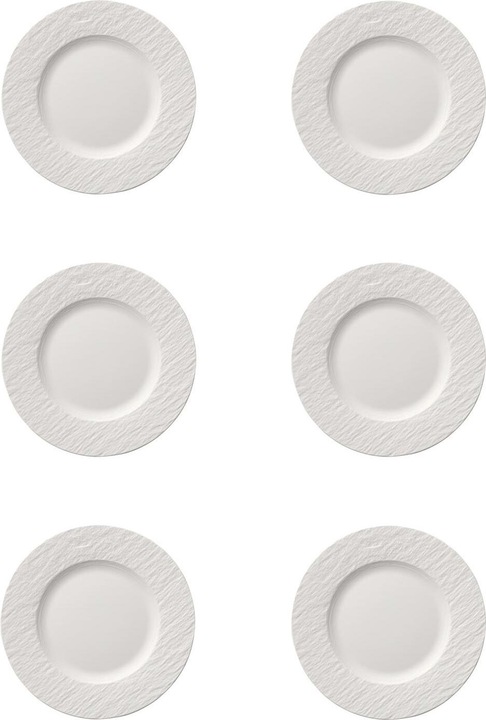 Actual product image Villeroy & Boch Frühstücksteller Manufacture Rock blanc (1 x, 22 cm)