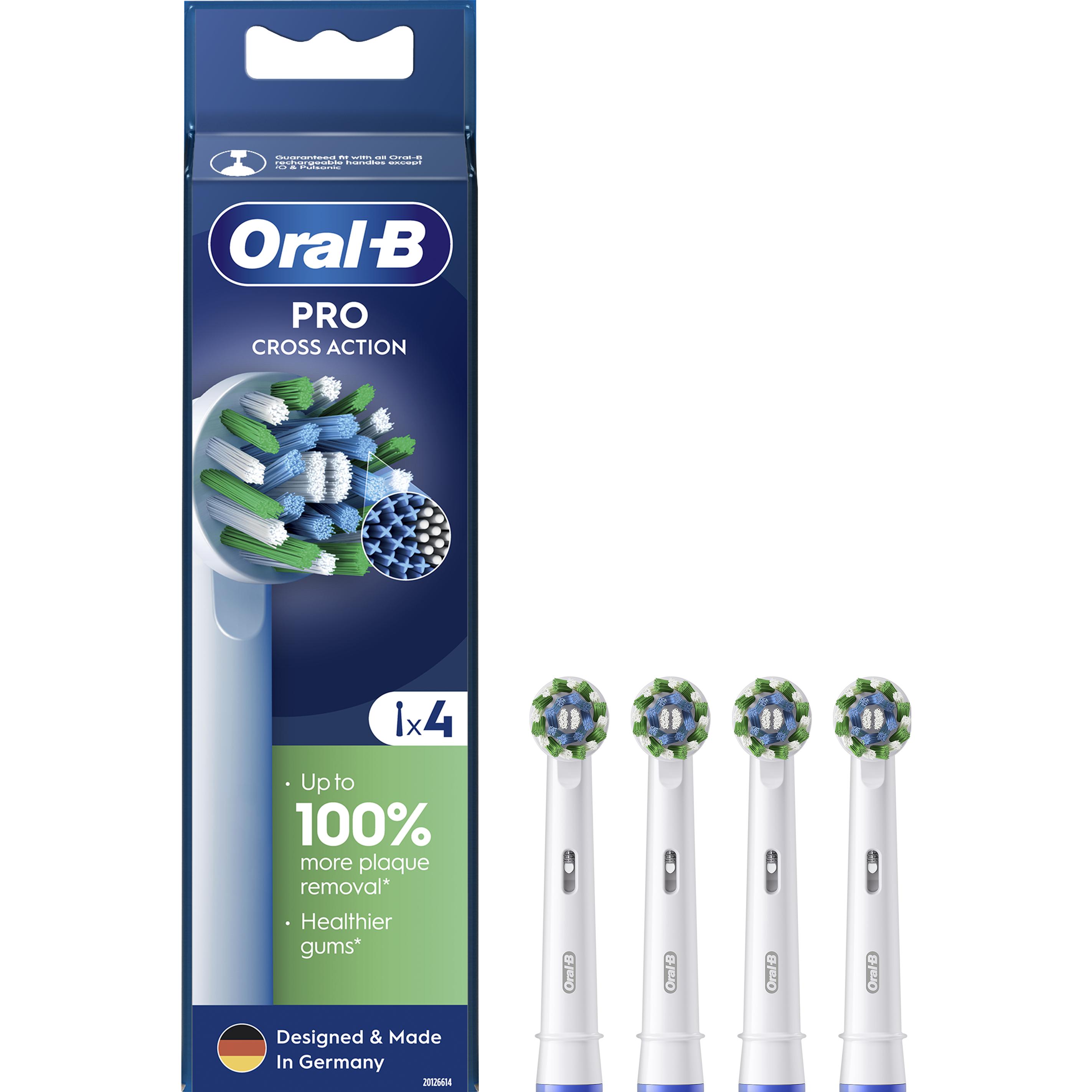 Oral-B, Testine per spazzolino, Azione Pro Cross (4 x)