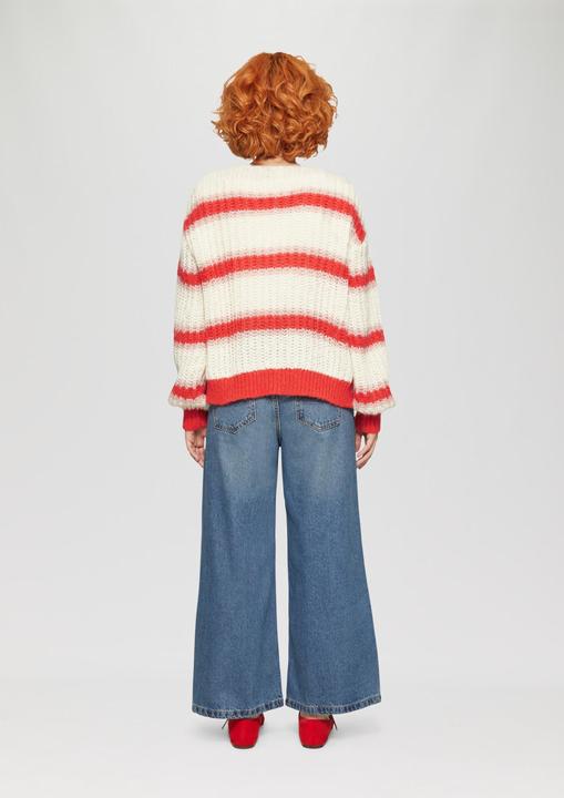 Image du produit S.Oliver Strickjacke Offene Strickjacke mit Blockstreifen (L)