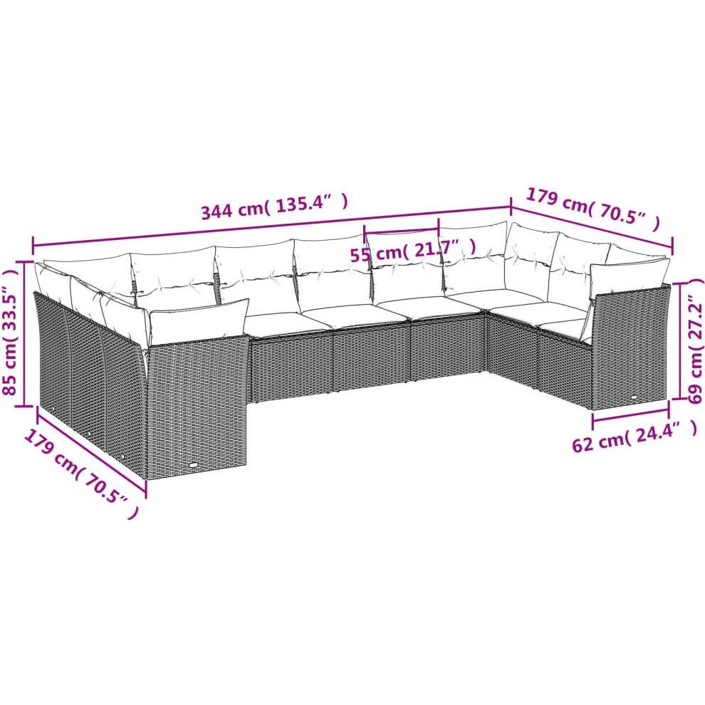Thumbnail - VidaXL, Gartenlounge, Ossian