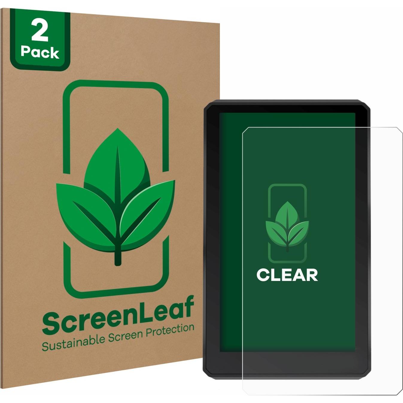 ScreenLeaf, Fahrzeug Navigation Zubehör, Schutzfolie nachhaltiger Displayschutz Displayschutzfolie Folie Klar Transparen...