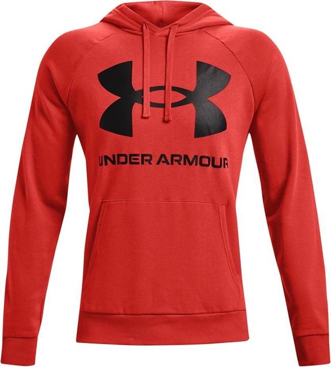 Actual product image Under Armour Men's Rival Fleece Big Logo HD Red 1357093 839 (M)