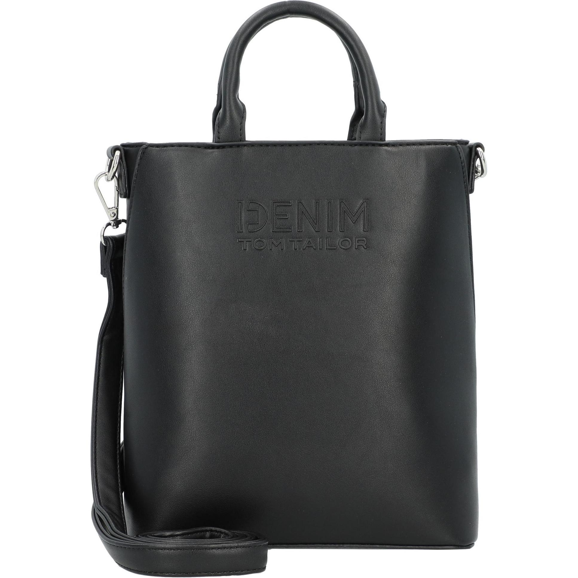 Tom Tailor, Handtasche, Heidy Handtasche S 23.5 cm, Schwarz
