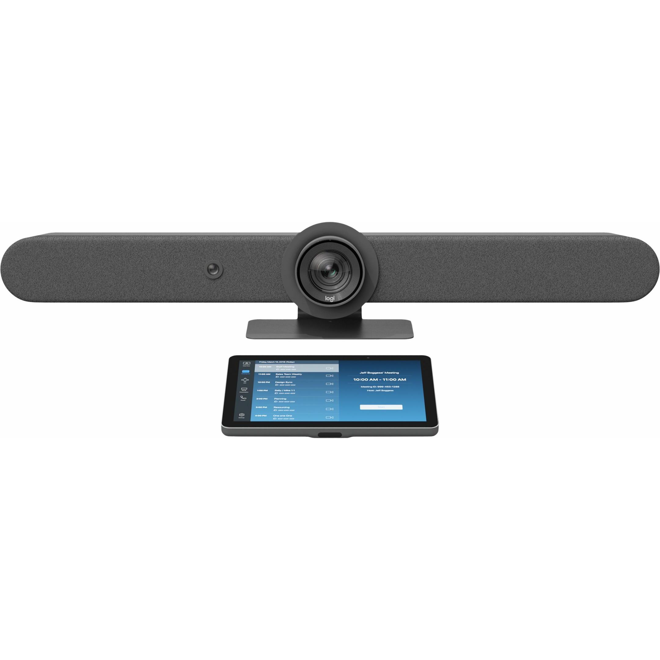 Logitech Pacchetto camera media - Rally Bar & Tap IP (UE), Dispositivo per conferenze, Grigio