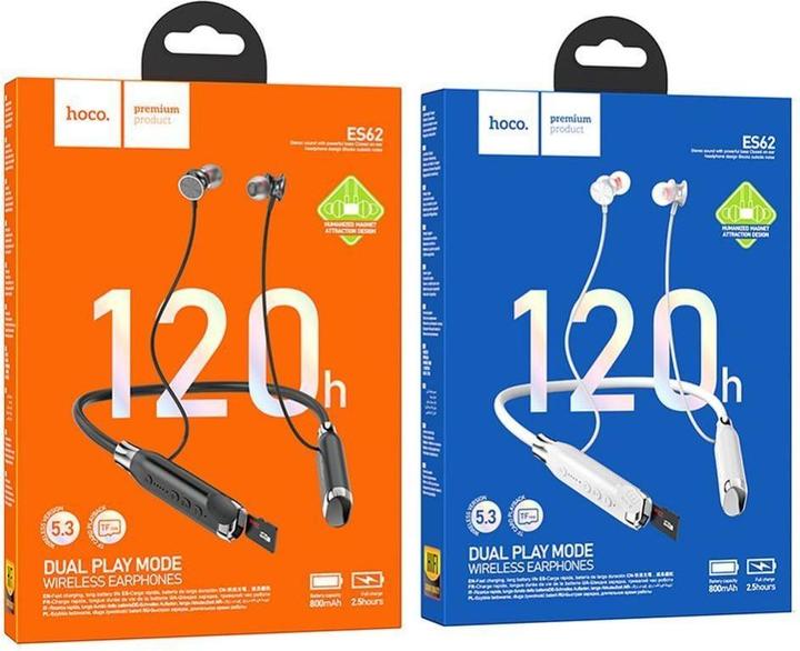 Actual product image Hoco ES62 Pretty Headset Wireless In-Ear Anrufe/Musik Bluetooth Grau (Wireless)