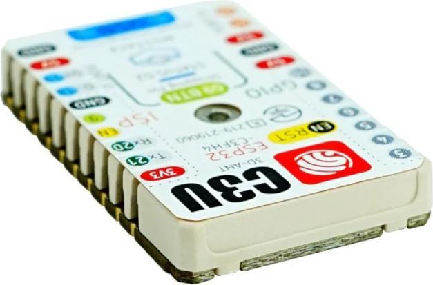 Produktbild M5Stack Entwicklerboard M5stamp C3U Mate mit Pin Headers