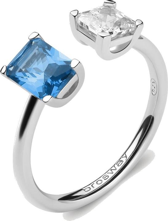 Produktbild Brosway Elegant open ring Fancy Freedom Blue FFB09 - Circuit: M (53-55 mm) (14, 925 Silber)