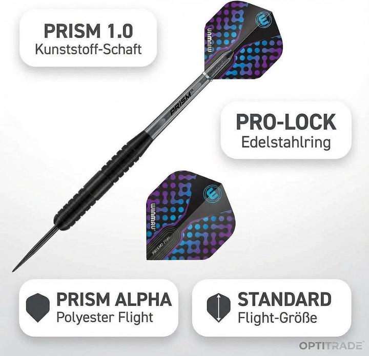 Actual product image Winmau Apocalypse Brass Steel Darts 25G (26.80 g)