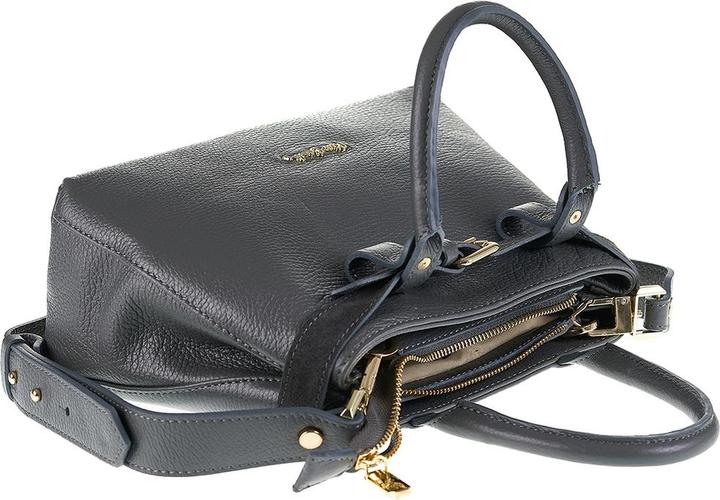 Actual product image Pierre Cardin Damen Handtasche Made In Italy - Modell Lumina Elite - 100% Leder - 28.5 X 19.0 X 10.0 Cm
