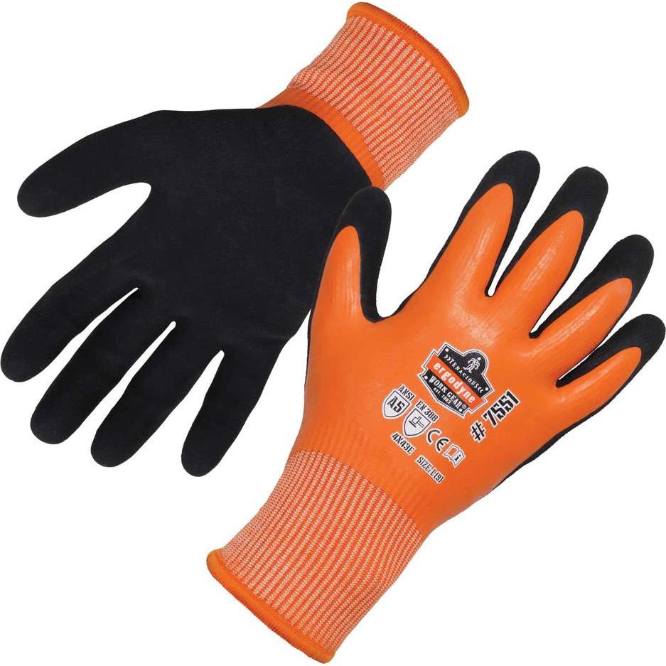 Ergodyne, Schutzhandschuhe, Thermo-Schnittschutzhandschuh ProFlex 7551, EN 388, GrÃ¶ÃŸe S (7) (7, S)