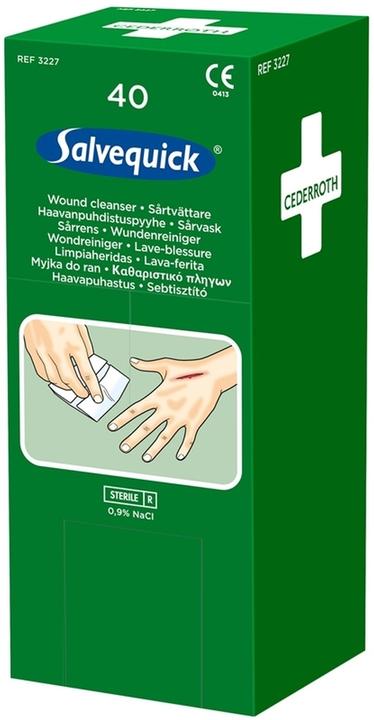 Image du produit Salvequick Nettoyant pour plaies Solution saline physiologique stérile (40x)