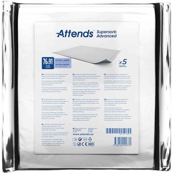 Actual product image Attends Supersorb Advanced Unterlagen (5 x)
