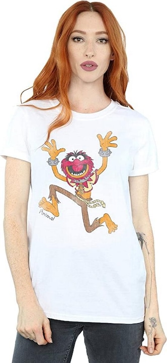 Actual product image Gildan Womens/Ladies Classic Animal Cotton Boyfriend T-Shirt (S)
