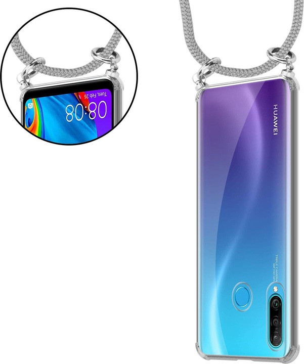 Produktbild Cadorabo TPU Handy Kette SILBER Cover
