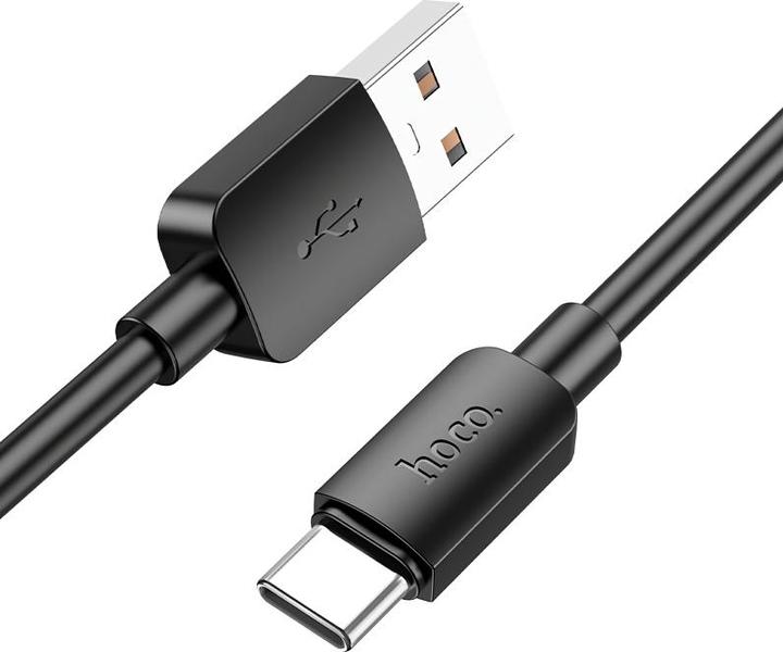 Produktbild Hoco USB-A to USB-C X96, 27W, 0.25m, schwarz (0.25 m, USB 2.0, 27 W)